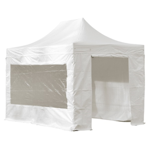 vouwtent 3x4,5 wit brandvertragend