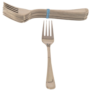 10 stuks vork bij bord 23cm
